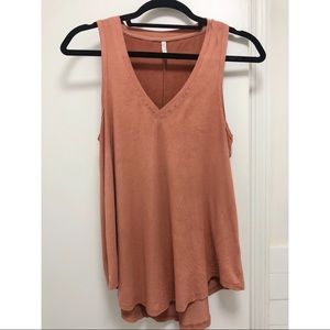 Suede Pink Tank